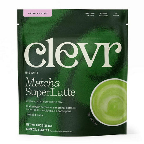 Clevr, Instant Superlatte Matcha, 6.8 Oz (Case Of 6)