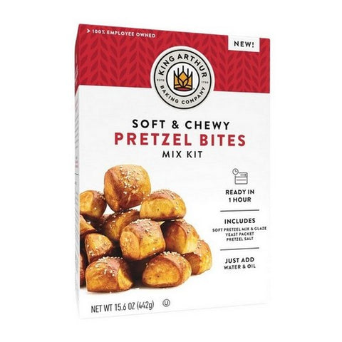 King Arthur, Pretzel Bites Mix Kit, 15.6 Oz (Case Of 6)