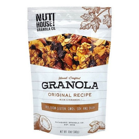 Nuthouse Granola, Granola Original Recipe, 12 Oz (Case Of 6)