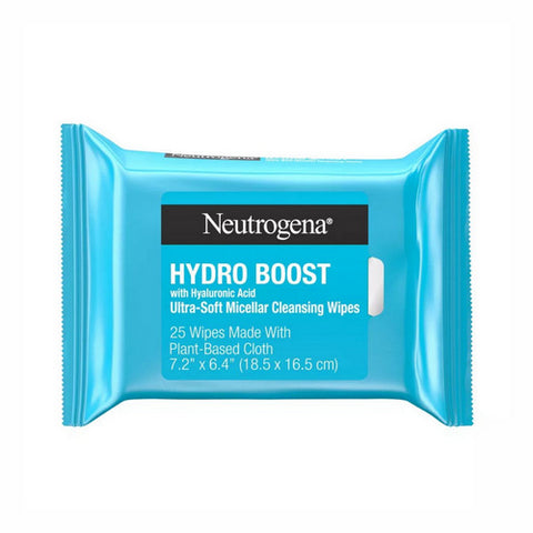 Neutrogena, Hydro Boost Facial Cleansing Wipes, 25 Count