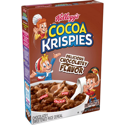 Kellogg's, Cocoa Krispies With Chocolate Flavor Cereal, 12.6 Oz (Case Of 10)