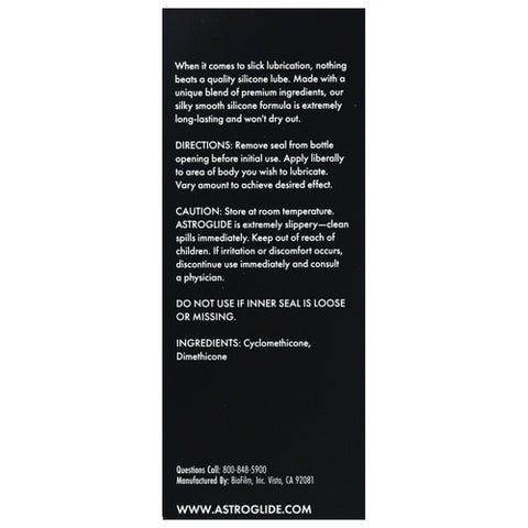 Astroglide, Waterproof Silicone Liquid Personal Lubricant, 5 Oz (Case Of 3)