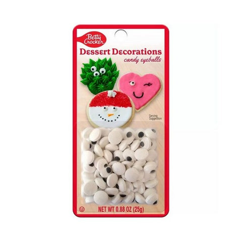 Candy Shop Decors Candy Eyeballs 0.88 Oz (Case Of 6) by Betty Crocker