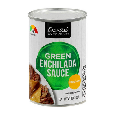 Green Enchilada Sauce 10 Oz (Case Of 12) by Essential Everyday