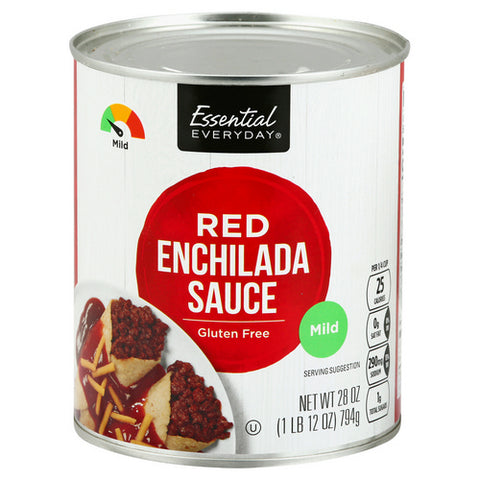 Mild Red Enchilada Sauce 28 Oz (Case Of 12) by Essential Everyday