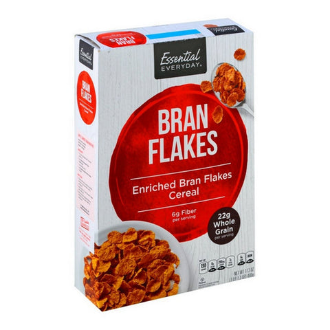 Essential Everyday, Enriched Bran Flake Cereal Box, 17.3 Oz (Case Of 14)