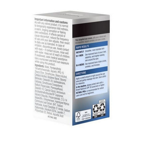 Neutrogena, Rapid Wrinkle Repair Retinol Pro Plus Eye Cream, 0.5 Oz (Case Of 3)