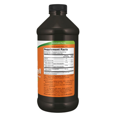 Now Foods, Liquid Chlorophyll Unflavored, 16 Oz