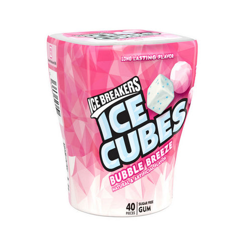 Bubble Breeze Cubes Sugar Free Gum 3.24 Oz (Case Of 6) by Ice Breakers