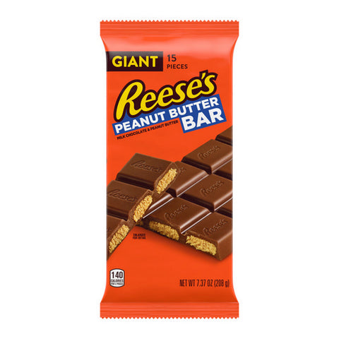 Milk Chocolate Filled With Peanut Butter Giant Candy Bar 7.37 Oz (Case Of 12) by Reese's