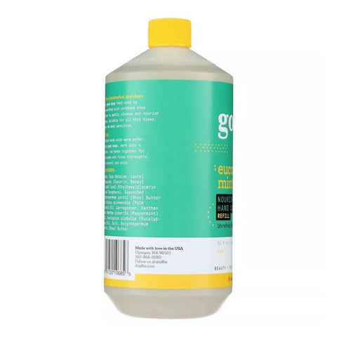 Alaffia, Alaffia Eucalyptus Mint Nourishing Hand Soap Refill, 32 Oz