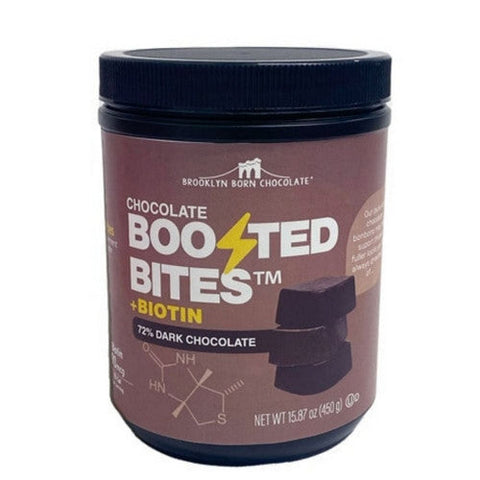 Brooklyn Born Chocolate, Boosted Bites Biotin Dark Chocolate, 15.87 Oz Brooklyn Born Chocolate