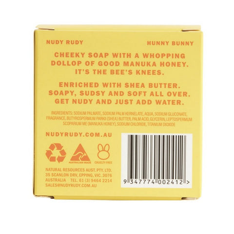 Nudy Rudy, Hunny Bunny Soap Bar, 4.2 Oz