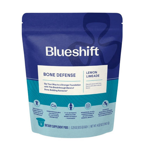 Blueshift Nutrition, Bone Defense Lemon Limead, 4.02 Oz X 14 Count
