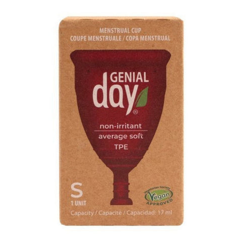 Genial Day, Menstrual Cup Small 17 MM, 1 Count