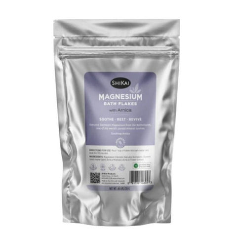 Shikai, Shikai Magnesium Bath Flakes With Arnica, 0.46 Lbs Shikai