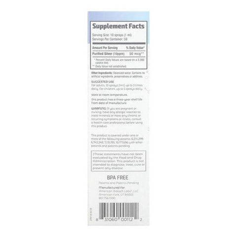 Silver Biotics, Immune Support Supplement Vertical Sprayer, 2 Oz