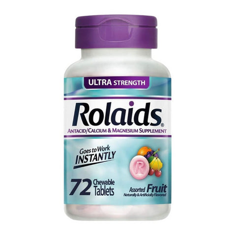 Rolaids, Ulta Strength Fruit, 72 Tabs