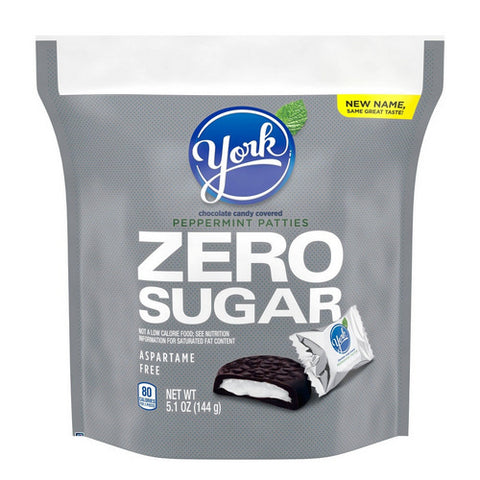 Peppermint Patties Pouch Zero Sugar 5.1 Oz (Case Of 8) by York