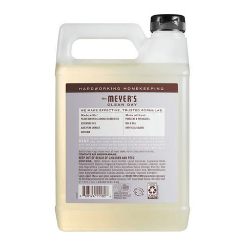Mrs. Meyers Clean Day, Lavender Dish Soap Refill, 48 Oz