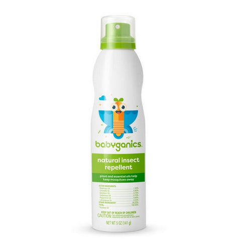 Babyganics, Fragrance-Free Kids Continuous Spray Insect Repellent, 5 Oz