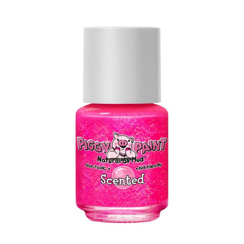Piggy Paint, Bubble Gum Bash Scented Nail Polish, .25 Oz