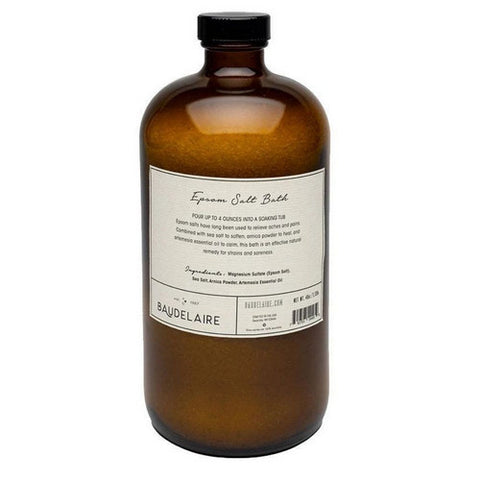 Baudelaire, Epsom Salt Apothecary Bath Soak, 40 Oz