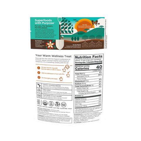 Navitas Organics, Organic Golden Latte, 3.1 Oz