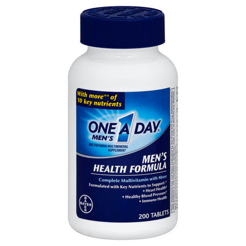 Complete Multivitamin Mens Health Formula Tablets 200 Count (Case Of 3) by One-A-Day
