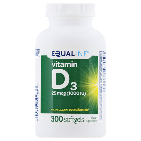 Vitamin D3 300 Count (Case Of 3) by Equaline