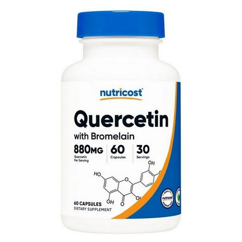 Nutricost, Quercetin with Bromelain, 880 Mg, 60 Caps