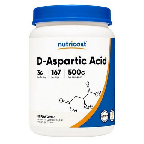 Nutricost, D-Aspartic Acid Powder, 500 Grams