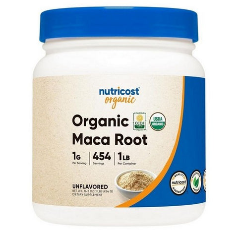 Nutricost, Organic Maca Root Powder, 1 Lb