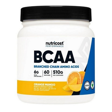 Nutricost, BCAA Powder Orange Mango, 60 Servings