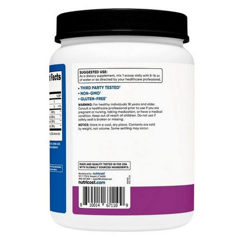 Nutricost, BCAA Powder Grape, 120 Servings