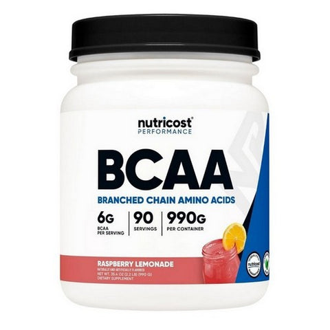 Nutricost, BCAA Powder Raspberry Lemonade, 90 Servings