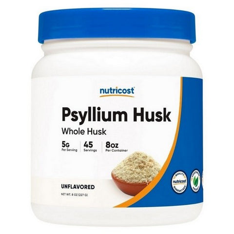 Nutricost, Psyllium Husk Whole Husk Powder, 8 Oz