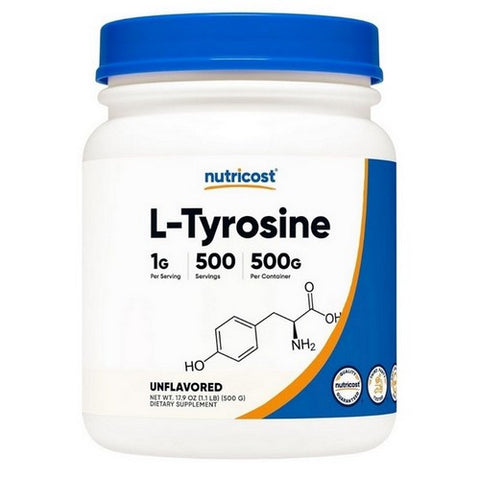 Nutricost, L-Tyrosine Powder, 500 Grams