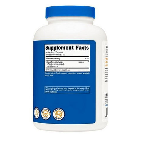 Nutricost, Tribulus Capsules, 1500 Mg, 240 Count