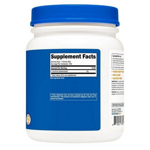 Nutricost, L-Leucine Unflavoured, 500 Grams