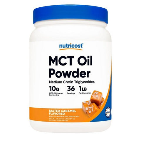 Nutricost, MCT Oil Powder Salted Caramel, 1 Lb