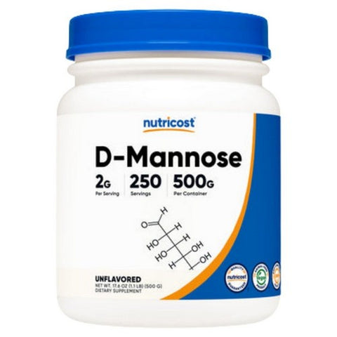 Nutricost, D-Mannose Powder, 500 Grams