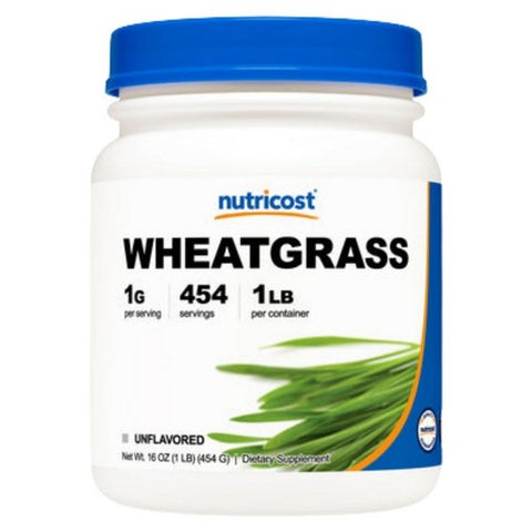 Nutricost, Wheat Grass Powder, 1 Lb
