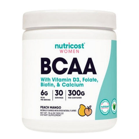 Nutricost, BCAA for Women Powder Peach Mango, 30 Serving