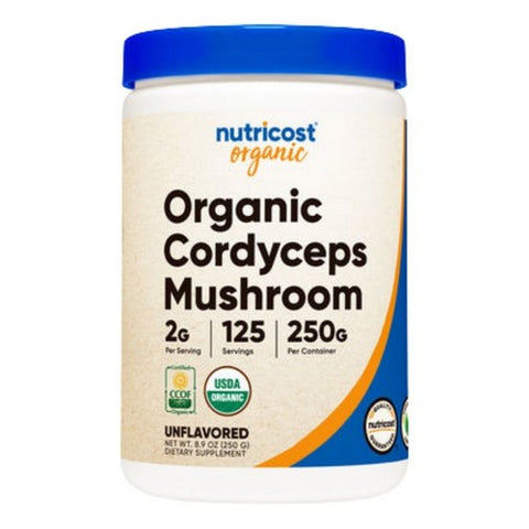 Nutricost, Cordyceps Powder Organic, 250 Grams