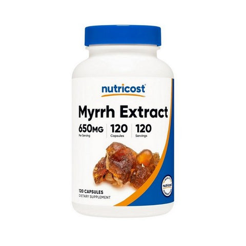 Nutricost, Myrrh Extract Capsules, 650 Mg, 120 Count