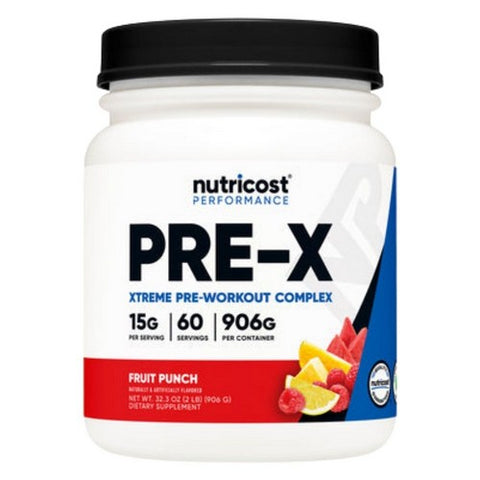 Nutricost, Pre-X Complex Fruit Punch, 60 Servings