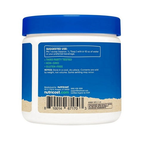 Nutricost, Organic Blueberry Powder Unflavoured, 8 Oz