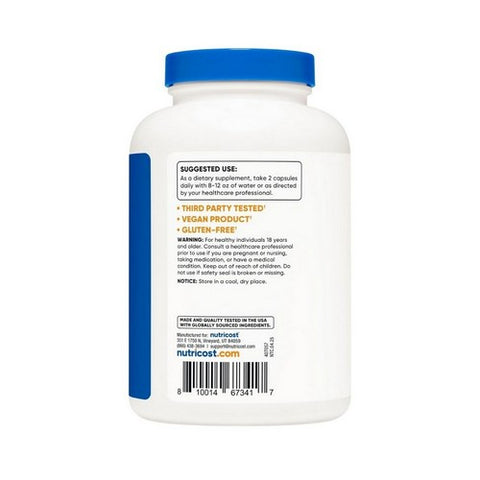 Nutricost, Turkey Tail Mushroom, 1200 Mg, 240 Caps