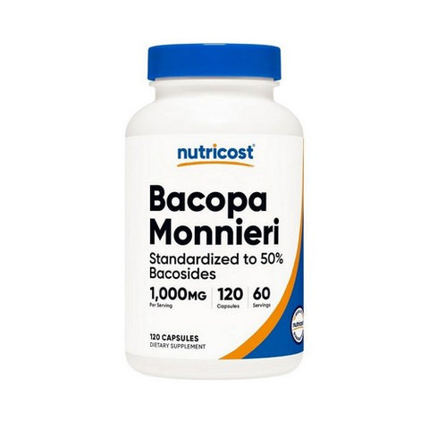 Nutricost, Bacopa Monnieri, 1000 Mg, 120 Count